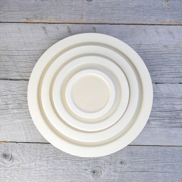画像7: 信楽焼/ヤマ庄陶器/Deepbreath 11inch plate【4色】/ホワイト/ブラック/キャラメル/スカーレット/Φ28 X H2 (7)