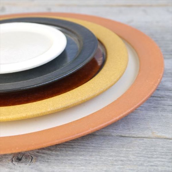 画像6: 信楽焼/ヤマ庄陶器/Deepbreath 11inch plate【4色】/ホワイト/ブラック/キャラメル/スカーレット/Φ28 X H2 (6)