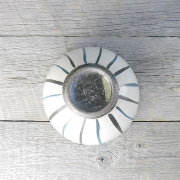 画像5: 信楽焼/ヤマ庄陶器/モダン十草どんぶり/Φ16 X H8.5 (5)