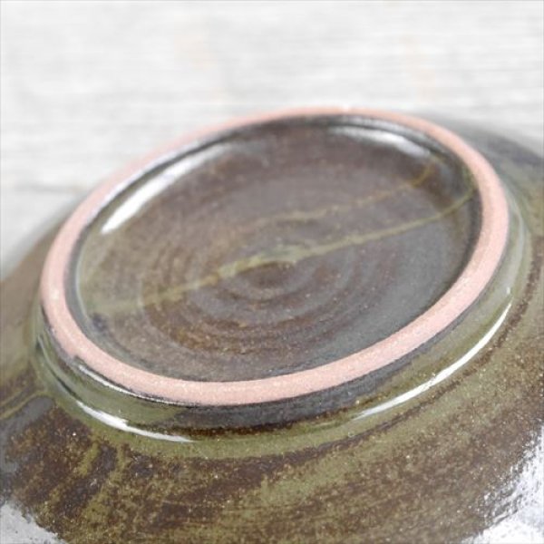 画像8: 沖縄/やちむん/陶眞窯/5寸皿/ゴス白いっちん/Φ16 X H3 (8)