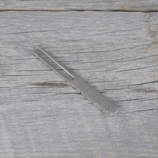 燕/トーダイ/かんざしピックフォーク【6本セット】/シルバー槌目/9cm