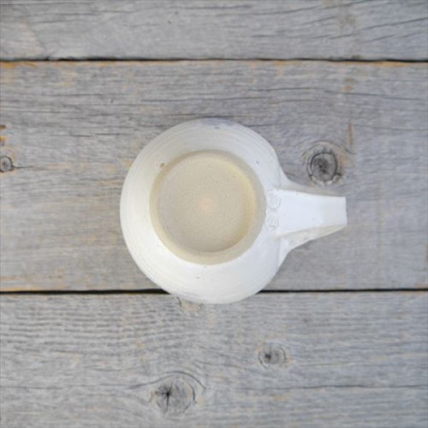 画像8: 福岡/都府樓焼/耒仙山房/フリーカップ/藁白/温掛け赤/Φ11 X H7.5 (8)