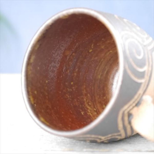 画像4: 沖縄/やちむん/てぃぬひら工房/マグカップ/Φ7.5 X H9 (4)