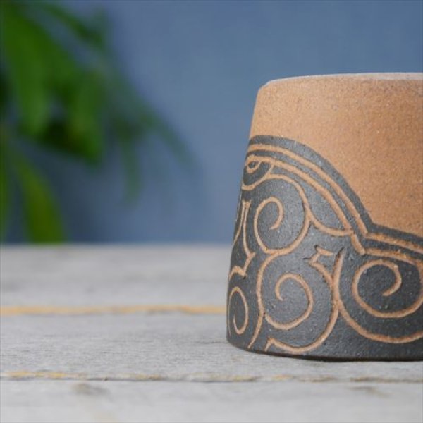 画像9: 沖縄/やちむん/てぃぬひら工房/カップ/Φ8 X H7.2 (9)