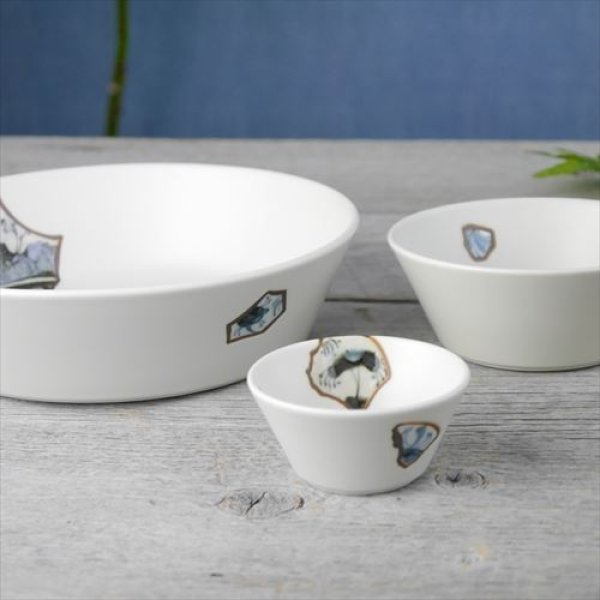 画像13: 有田焼/伯父山窯/モルソーシリーズ/フルーツボウル/ホワイト／ダーク/Φ11.3 X H4.4 (13)