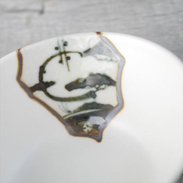 画像5: 有田焼/伯父山窯/モルソーシリーズ/フルーツボウル/ホワイト／ダーク/Φ11.3 X H4.4 (5)