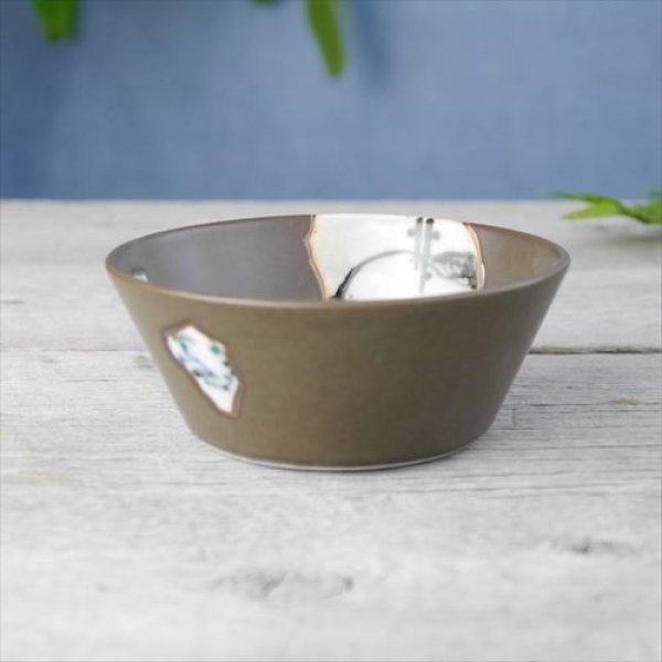 画像11: 有田焼/伯父山窯/モルソーシリーズ/フルーツボウル/ホワイト／ダーク/Φ11.3 X H4.4 (11)