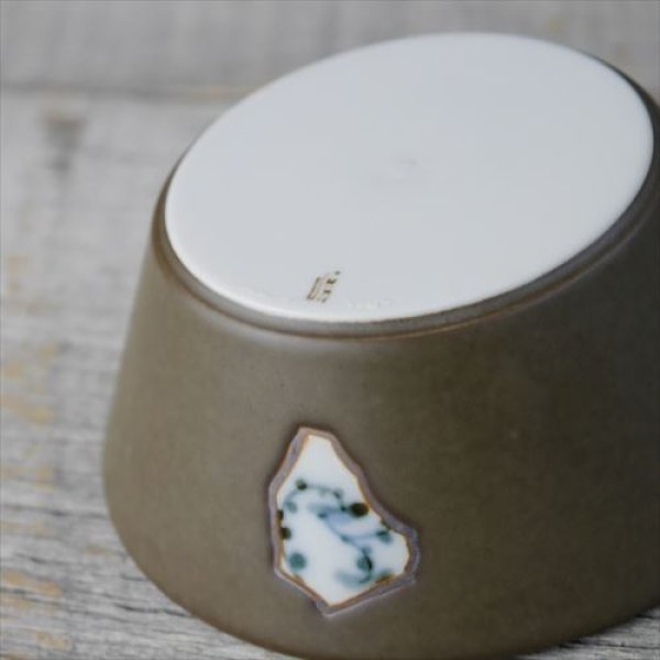 画像12: 有田焼/伯父山窯/モルソーシリーズ/フルーツボウル/ホワイト／ダーク/Φ11.3 X H4.4 (12)