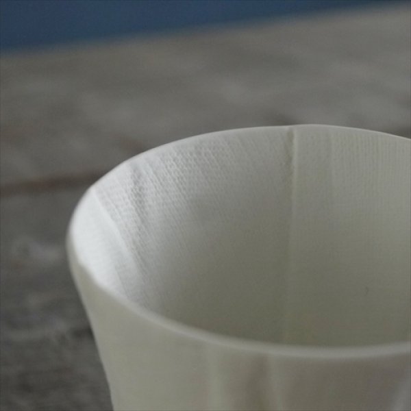 画像7: 有田焼/文山製陶/ceramic mimic fabric/タンブラー/プレーン/Φ7.5 X H9.5 (7)