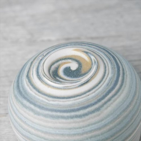 画像10: 丹波立杭焼/千代市陶房/清水万佐年/marbleフリーカップ/ブルー/ピンク/Φ8.5 X H6 (10)