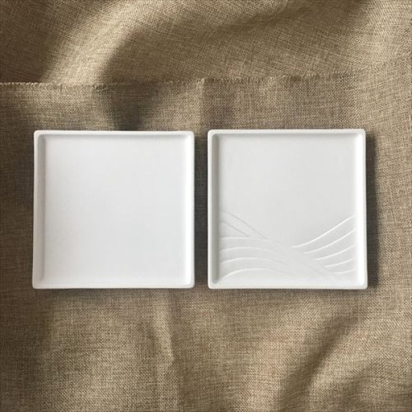 画像9: フラッグス/有田焼/貝山窯/sikumi/シャイン・ホワイト/銘々皿無地/14cm (9)